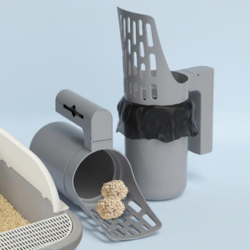 Promo Flash 55%: Pelle à Litière pour Chat avec Poubelle Intégrée – Tamis Ultra Efficace, Distributeur de Sacs, Démontable et Nettoyage Express et Hygiénique ✨