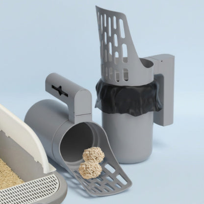 Promo Flash 55%: Pelle à Litière pour Chat avec Poubelle Intégrée – Tamis Ultra Efficace, Distributeur de Sacs, Démontable et Nettoyage Express et Hygiénique ✨