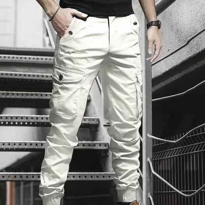 💎 -50% SUR PANTALON CARGO ! 💎 Coupe Fuselée, Multiples Poches & Tissu Résistant pour Homme 👖🏙️