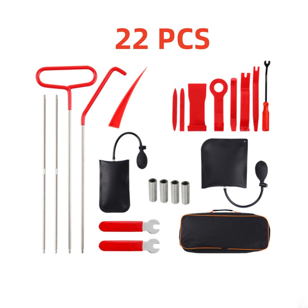 💎 Kit Outils Auto Pro – -50% de réduction : Pince 170 cm, Airbag et Cales anti-rayures pour Urgences