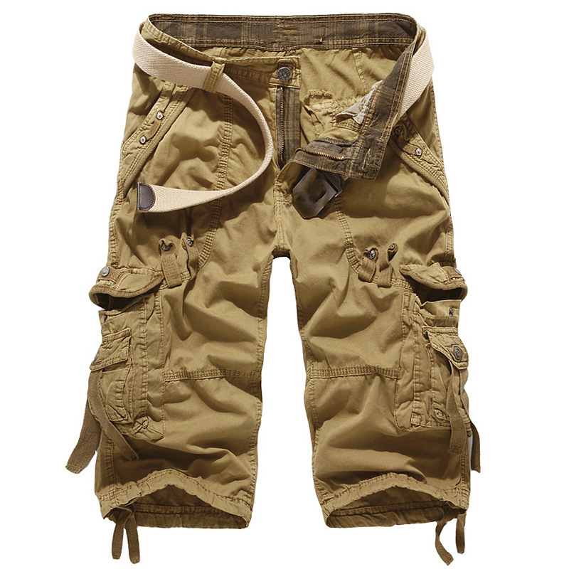 🩳 50% DE RÉDUCTION! 🚚 Short Cargo Homme – Tailles 29 à 42, Poches Multiples, Coupe Décontractée & Parfait Pour L'Été ☀️
