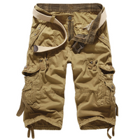 🩳 50% DE RÉDUCTION! 🚚 Short Cargo Homme – Tailles 29 à 42, Poches Multiples, Coupe Décontractée & Parfait Pour L'Été ☀️