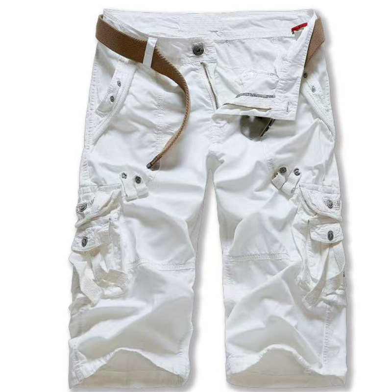 🩳 50% DE RÉDUCTION! 🚚 Short Cargo Homme – Tailles 29 à 42, Poches Multiples, Coupe Décontractée & Parfait Pour L'Été ☀️