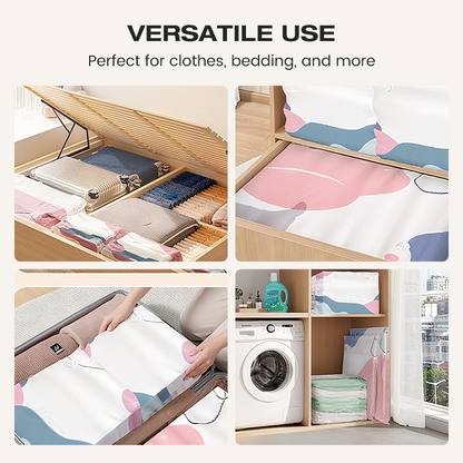 🧳 ACHETEZ 3, OBTENEZ 2 GRATUIT! 💨 Grand Sac de Rangement Sous Vide Compressible – Sans Pompe, Étanche & Idéal Pour Gagner De La Place Dans Les Valises Et À La Maison ✈️