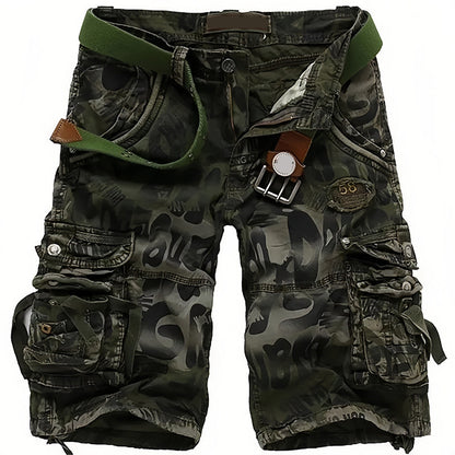👖PROMO FLASH : -50% !🔥Short Cargo Homme Classique – Tissu Résistant, Multiples Poches & Fermeture Éclair Fluide💪