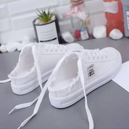👟 50% DE RÉDUCTION! 👖 Baskets Mules en Jean pour Femme – Enfiler Facile, Semelle Confortable & Parfaites Pour Un Look Décontracté Et Estival ☀️