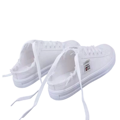 👟 50% DE RÉDUCTION! 👖 Baskets Mules en Jean pour Femme – Enfiler Facile, Semelle Confortable & Parfaites Pour Un Look Décontracté Et Estival ☀️