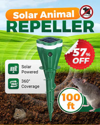 Économisez 50% sur le Répulsif Solaire Étanche à Fixation par Vis contre les Taupes — Zéro Pile, Zéro Produit Chimique, Écologique 🌿 Offre Limitée 🔁