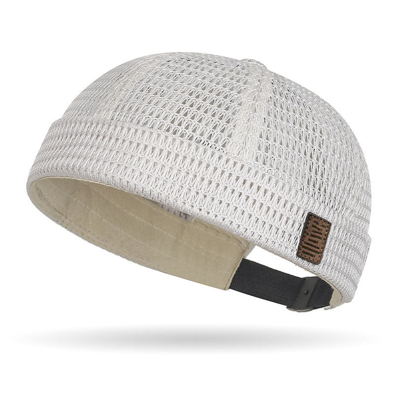 📢⏰🧢 PROMO -55% ! Casquette Légère en Maille Respirante sans Visière – ☀️Style Docker, Réglable 55-60 cm (5 Couleurs)