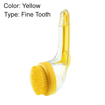 Brosse de bain pour animaux de compagnie avec un long manche et distributeur de shampoing – 50 % de réduction