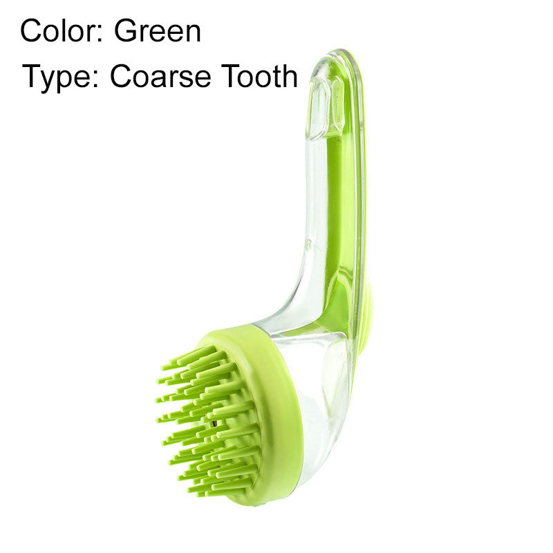 Brosse de bain pour animaux de compagnie avec un long manche et distributeur de shampoing – 50 % de réduction