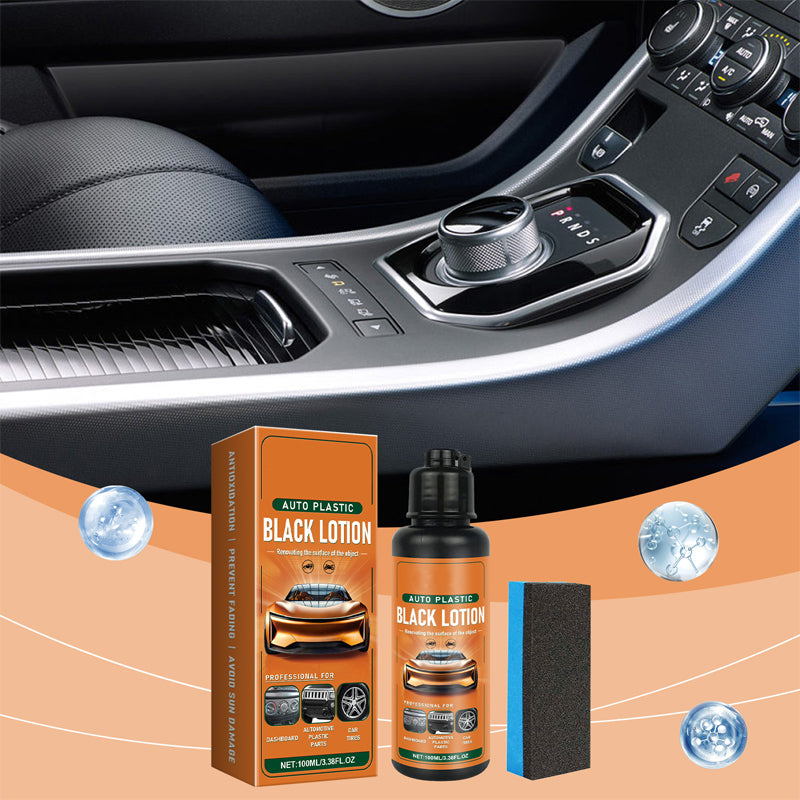 🚗 PROMO EXCEPTIONNELLE 50% ! 🔧 Set de Rénovation Auto – Régénère, Protège & Brillance Prolongée pour Plastiques & Caoutchouc ✨