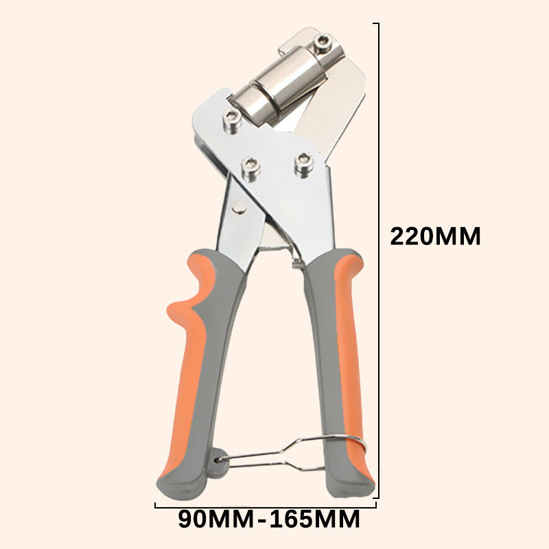 Pinces à œillets pour bâches – 220 mm, Diam. perforation 16/10,5 mm, 0,6 kg — Promo -52%