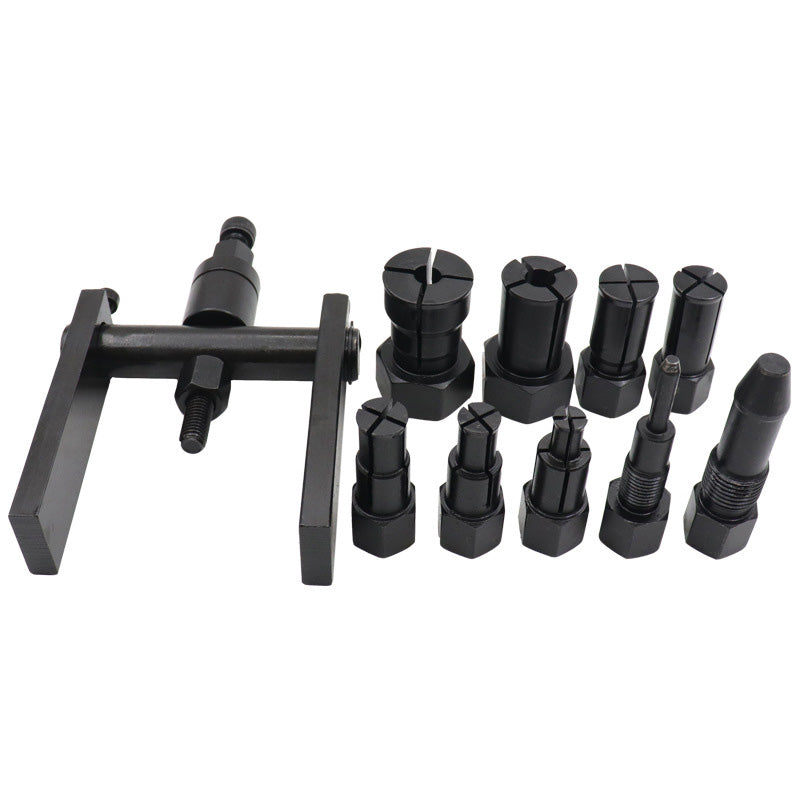 Kit de 10 outils pour extraire les roulements de moto — Acier traité, usage polyvalent et étui de rangement — idéal pour atelier ou entretien à domicile — 50% de réduction