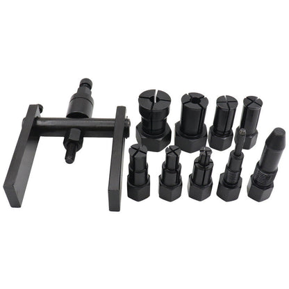 Kit de 10 outils pour extraire les roulements de moto — Acier traité, usage polyvalent et étui de rangement — idéal pour atelier ou entretien à domicile — 50% de réduction