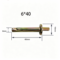 Promo éclair 50% : Ensemble de 60 ancres à marteau professionnelles – Acier galvanisé à haute résistance pour béton et brique, fixation rapide et sécurisée 🧱⚒️